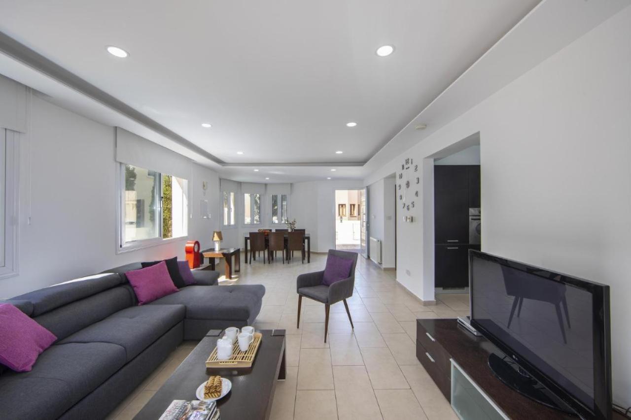 פרוטאראס Tsokkos Family Villa - Pool Garden 2' Walk To Beach מראה חיצוני תמונה