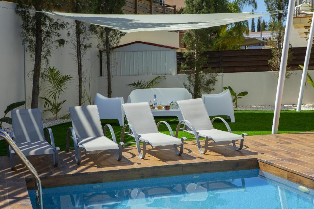 פרוטאראס Tsokkos Family Villa - Pool Garden 2' Walk To Beach מראה חיצוני תמונה