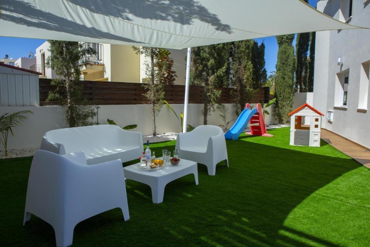 פרוטאראס Tsokkos Family Villa - Pool Garden 2' Walk To Beach מראה חיצוני תמונה